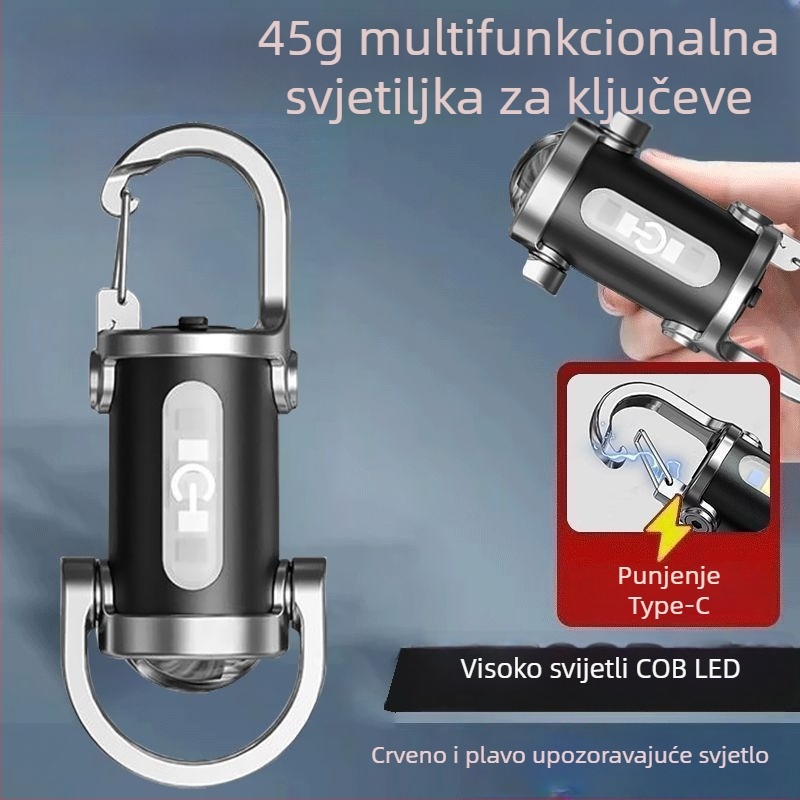 Ključna LED svjetiljka, ručno punjenje, 1W, kapacitet baterije 400, domet do 50 m