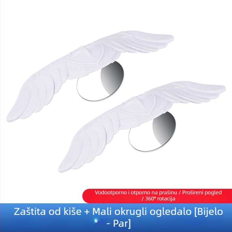 Jucheng Integrirano ogledalo za kišu — malo kružno ogledalo, ultra širok kut, ljepilo bez oštećenja vozila