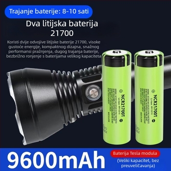 Profesionalna vanjska potopna LED svjetiljka s XHP70 visokoučinkovitim LED-om, 50W, aluminijska legura, domet 200–500 m