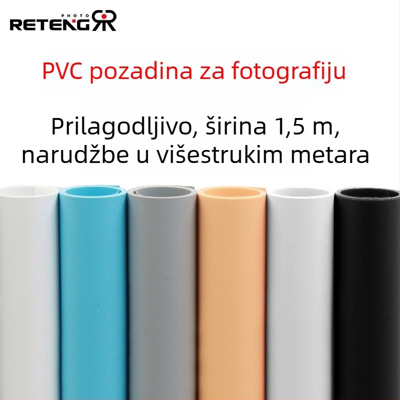 RETENG Pozadina za fotografiju proizvoda | PVC materijal | Težina 0,65 kg | Pogodno za fotografiranje proizvoda