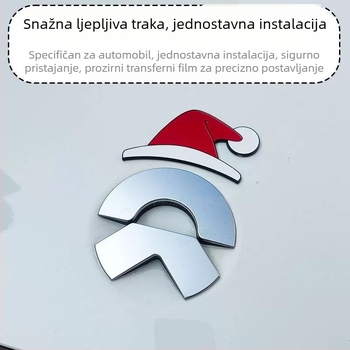 Dekorativne auto naljepnice – crtani uzorak, ABS materijal, ljepilo za montažu, prednji dio automobila