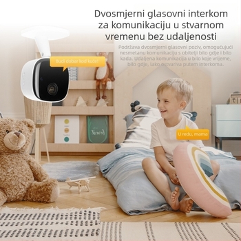 Pametna kamera za unutarnju upotrebu s dvosmjernim govorom, 1080p, 4 mm objektiv, noćno vidjenje