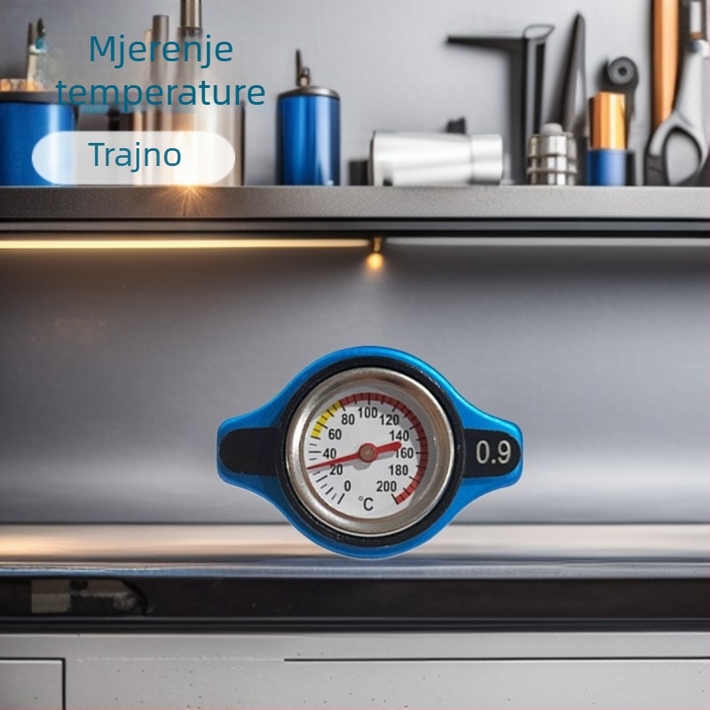 Poklopac spremnika goriva za off-road vozila, aluminijska legura, univerzalni model, kompatibilan s mnogim modelima, senzor temperature