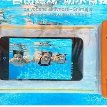 PVC vodootporna torbica za telefon za outdoor sportove, futrola s osjetljivim dodirom, fotografiranje u dubokoj vodi