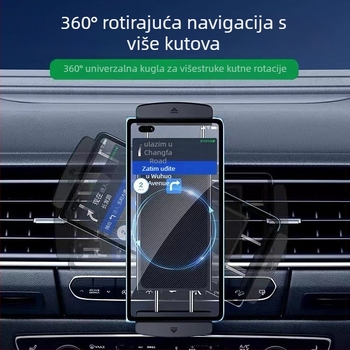 Srieg auto držač za telefon i tablet — Snap-on na ventilacijsku rešetku, za opće vozilo