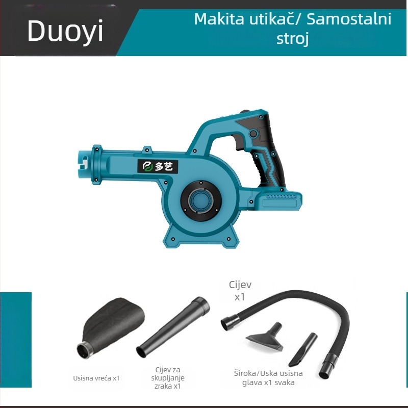 Prijenosni bezčetkasti usisivač s litijskom baterijom, 21V, s funkcijom usisavanja prašine, dvostruka upotreba