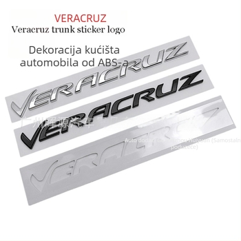 Naljepnica karoserije Veracruz – motiv loga automobila, ABS materijal, samoljepljiva instalacija, pogodno za prednji dio, haubu, prtljažnik i krov