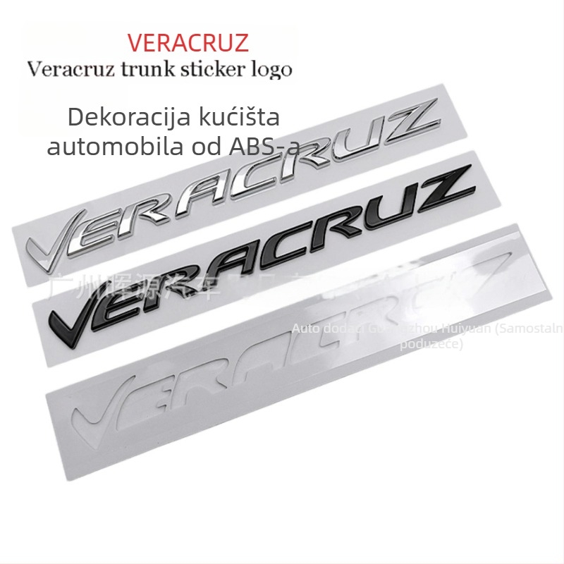 Naljepnica karoserije Veracruz – motiv loga automobila, ABS materijal, samoljepljiva instalacija, pogodno za prednji dio, haubu, prtljažnik i krov