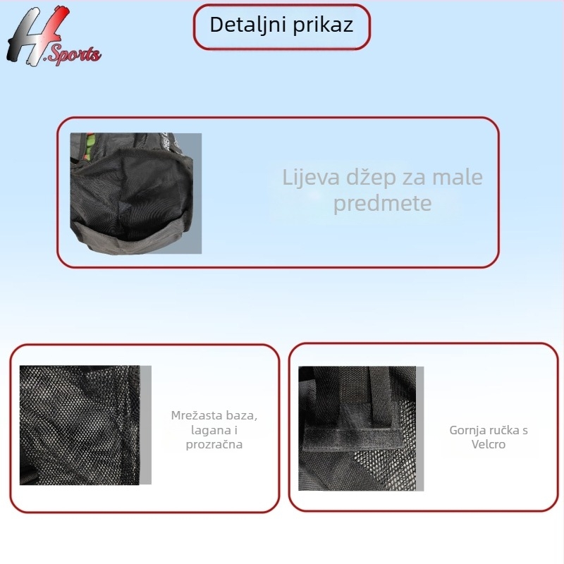 Ruksak za ronjenje – mrežasta torba za opremu, kapacitet 20-35L, kompozitni materijal, marka W.M.D i H.Sports