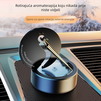 Automobilski aromaterapijski difuzor od legure s držačem parfema • Kapacitet 5–10 ml • Oblik kružne posude za miris • Miris: cvjetno-voćni • Dekor automobila i aroma • Trajanje mirisa 60–90 minuta