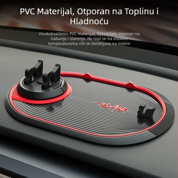 Držač za mobitel u automobilu s čvrstom navigacijskom okviru i protukliznom podloškom – Materijal PVC, prilagođena izrada, Značka DePaul