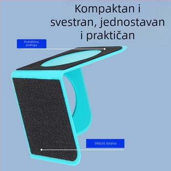 Organizator prtljažnika automobila s anti-slip limiterom, pregradnim dijelom kutije za pohranu i nosačem