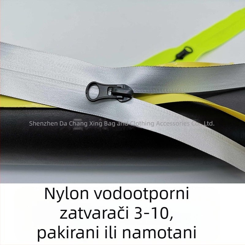 Vodootporan zatvarački sustav – materijali EVA/PVC/TPU, metalni/plastični zubi, Dachangxing marka, izvrsna kvaliteta, zatvarač uključen