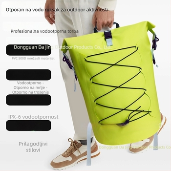 Vodootporna PVC suho-mokra torba 30 L sa sklopivom kadom za aktivnosti na otvorenom