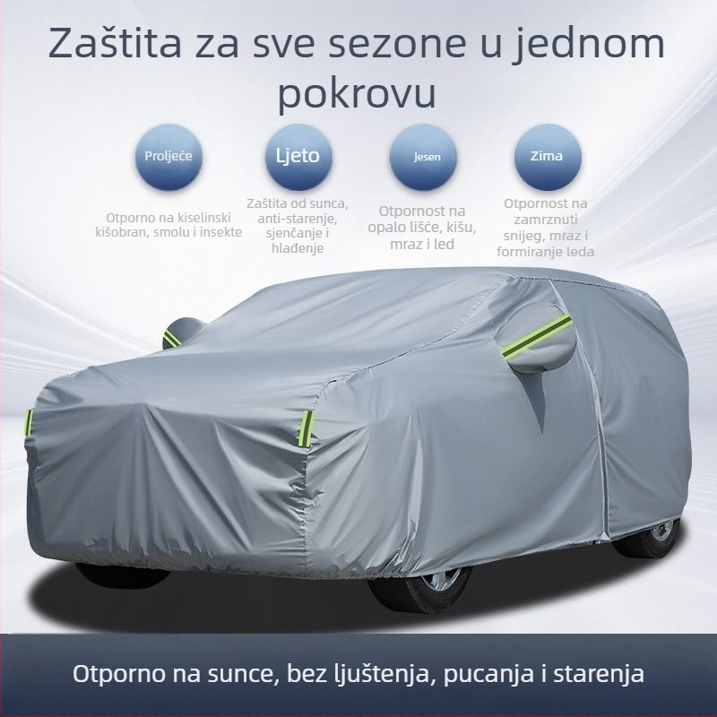 Pokrov za automobil Nissan X-Trail - Oxford tkanina, izdržljiv, vodootporan, UV zaštita, toplinska izolacija, potpuno pokrivanje