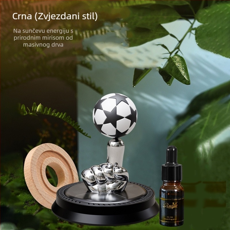 Solarni automobilski aromaterapijski ukras za središnju konzolu, s Frezija mirisom, 10–20 ml, 16–30 dana