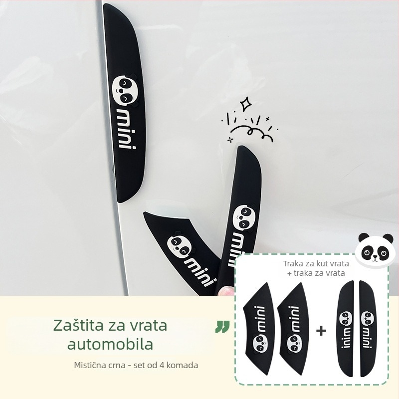 Silikonska bočna zaštitna traka za vrata Geely Panda Mini – dodatak za modifikaciju automobila, materijal: silikon