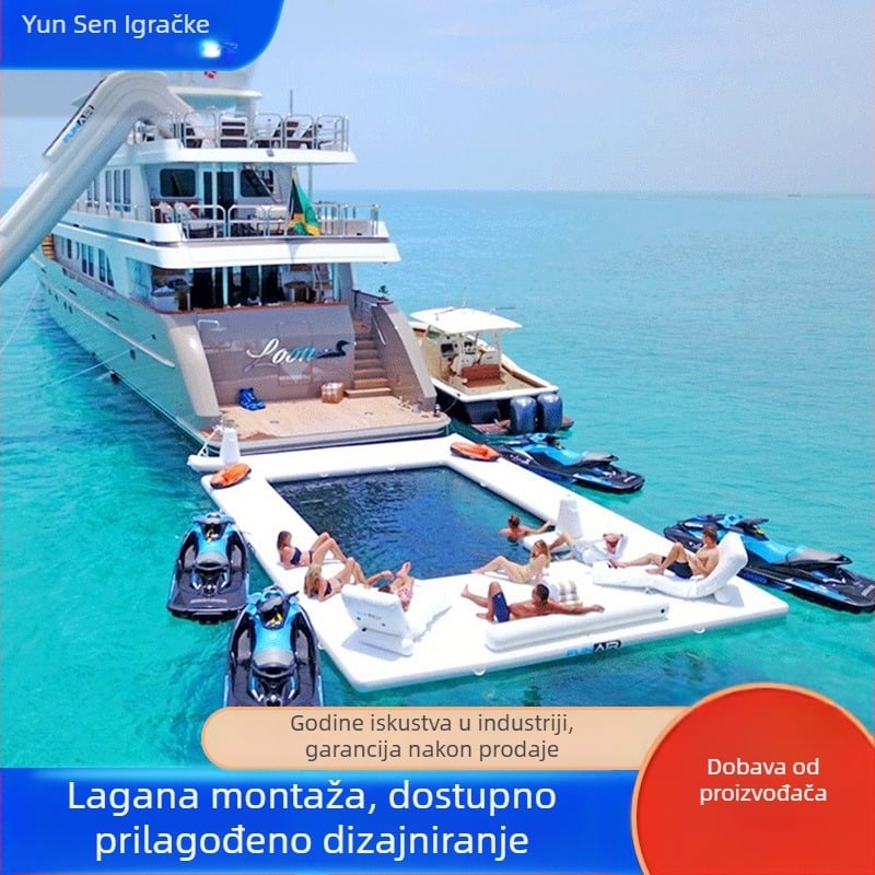 Napuhljiva plivačka platforma za bazen – materijal: 1.0PVC dvostruki sloj, marka: vancen, model: 346865, namjena: plivanje