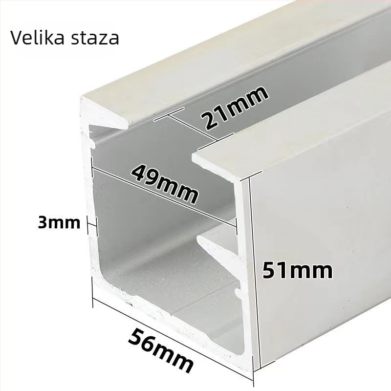 Univerzalno visiće kotač za klizna vrata — materijal: najlon + čelik + legura; model: Universal Hanging Wheel; primjena: klizna vrata, drvena vrata; stil: moderni minimalistički