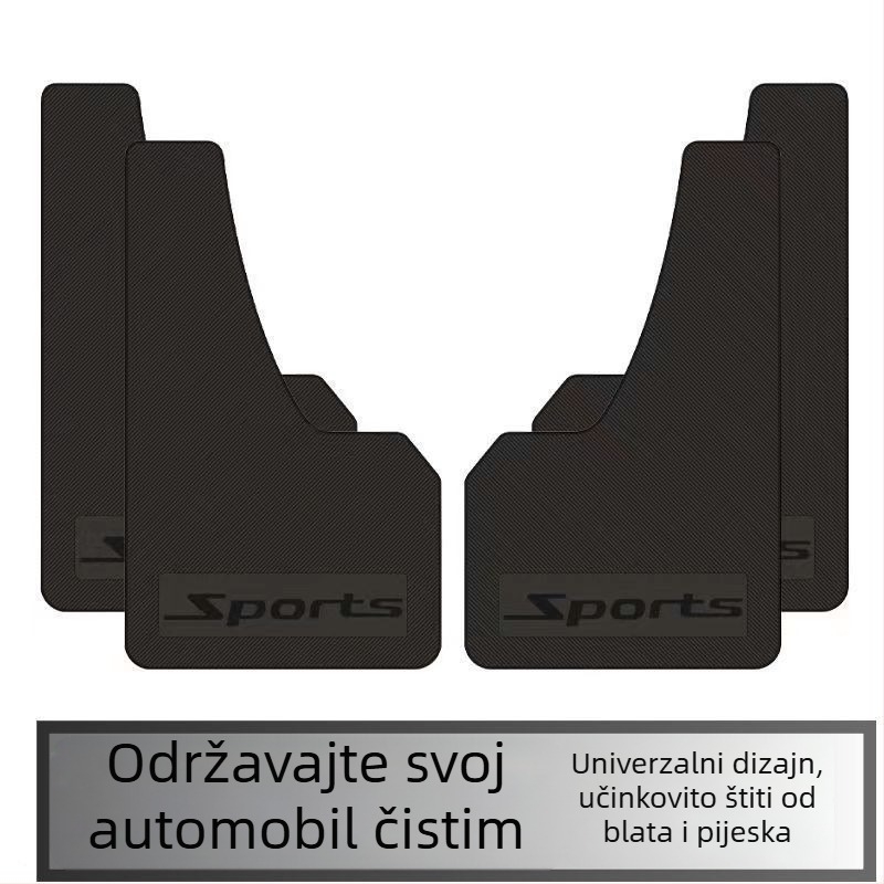 Gumeni blatnik za automobile, SUV i pickup – štiti od blata i vode