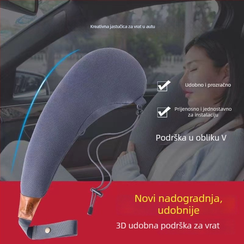 Dječja auto jastučnica za vrat, U-oblik, četiri sezone, poliester, model P25