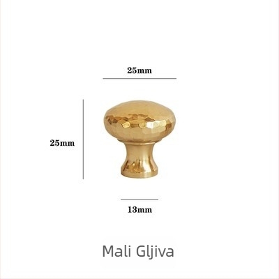 Mesingana ručka s teksturom u obliku gljive, kuglasta s jednim otvorom, pogodna za ormariće, ormariće za cipele, ladice i vrata garderobe, moderan minimalistički stil