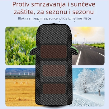 Pokrov za automobil od Oxford tkanine, univerzalni i debeli, zaštita od sunca, kiše, topline i tuče, potpuno pokrivanje, težina 700 g, montaža statičkim pričvršivanjem