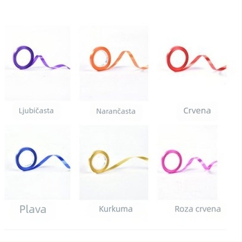 Uređenje prostora za vjenčanje uz plastičnu vrpcu (Materijal: Plast; Vrsta materijala: Vrpca; Namjena: Vjenčanje; Kategorija: Dodaci za uređenje prostora; Poklon: Da)