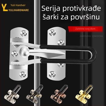 Protukradni sigurnosni bolc za vrata od cinkove legure – hotelska vrata, Marka Yuli, Moderan minimalistički stil