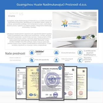 Naduvljiva gimnastička podloga s brušenom površinom - brušeni materijal, PVC površina, apsorpcija udara, pogodna za jogu i taekwondo