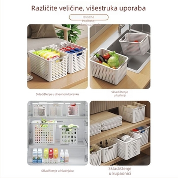 Kutija za pohranu dječjih igračaka, koš za kolica, velika kapaciteta, stohovljiva, za plišane lutkice