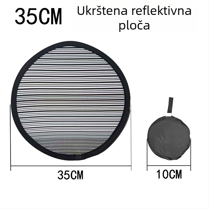 Prugasti reflektivni pozadinski panel, sklopivi, za fotografiju proizvoda, težina 0,25 kg, Minrui