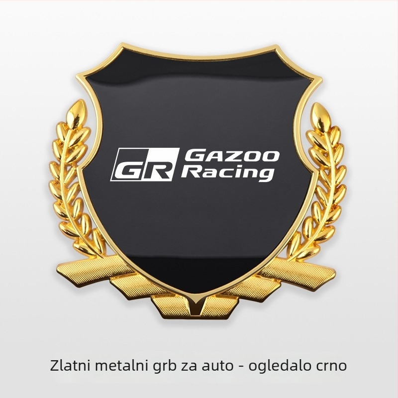 Bočna emblema od cinka legura s motivom pšenice za vozila AITO M5/M7/M8/M9, metalna dekoracija karoserije, samoljepljiva montaža