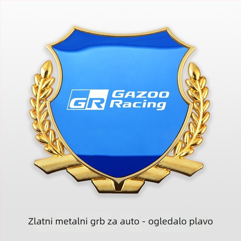 Bočna emblema od cinka legura s motivom pšenice za vozila AITO M5/M7/M8/M9, metalna dekoracija karoserije, samoljepljiva montaža