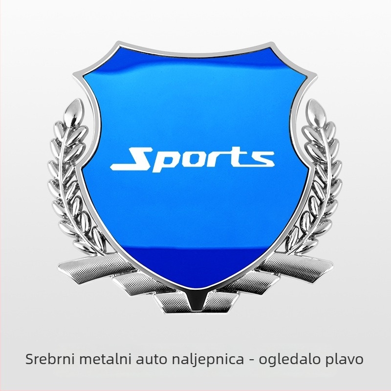 Bočna emblema od cinka legura s motivom pšenice za vozila AITO M5/M7/M8/M9, metalna dekoracija karoserije, samoljepljiva montaža