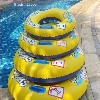 Dječji plivački prsten, s printom, ekološki PVC, pogodan za plivanje i hodanje po plićaku