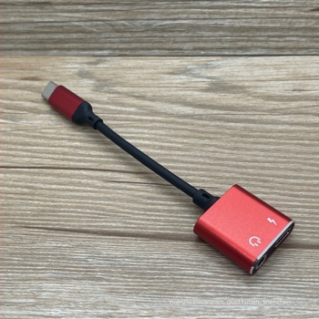 Type-C adapter za digitalni zvuk i 3,5 mm slušalice, 2-u-1 kabel, brzo punjenje, za Type-C mobitele