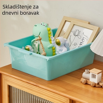 Posuda za pohranu dječjih igračaka i kozmetike, velika zapremina, plastični materijal, mogućnost personalizacije logom, pastoralni stil (materijal: plastika; prilagodba: dostupna)