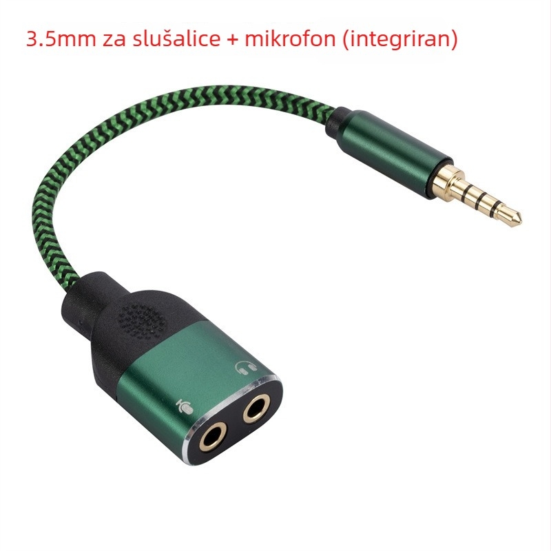 Kabel za audio 3,5 mm - pozlaćeno bakreno jezgro, bakreni vodič, audio linija za digitalne uređaje
