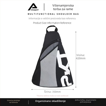 Torba za pickleball rekete, preko ramena, vanjska sportska torba, pogodna za badminton/tenis rekete