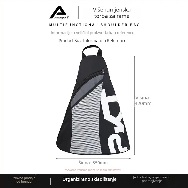 Torba za pickleball rekete, preko ramena, vanjska sportska torba, pogodna za badminton/tenis rekete