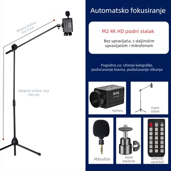 HD web kamera s automatskim fokusom, USB 2.0, 8MP senzor, 30FPS, ugrađeni mikrofon