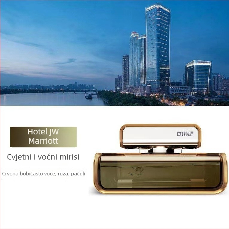 Automobilski aromaterapijski parfem za sjedalo — cvjetni ton s mirisom Lily of the Valley; zapremina 50–100 mL; trajanje isparavanja 61–90 dana; materijal: legura + staklo