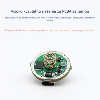 Prednje svjetlo za bicikl s tražilicom i režimom upozorenja, Ospower, kapacitet 999999