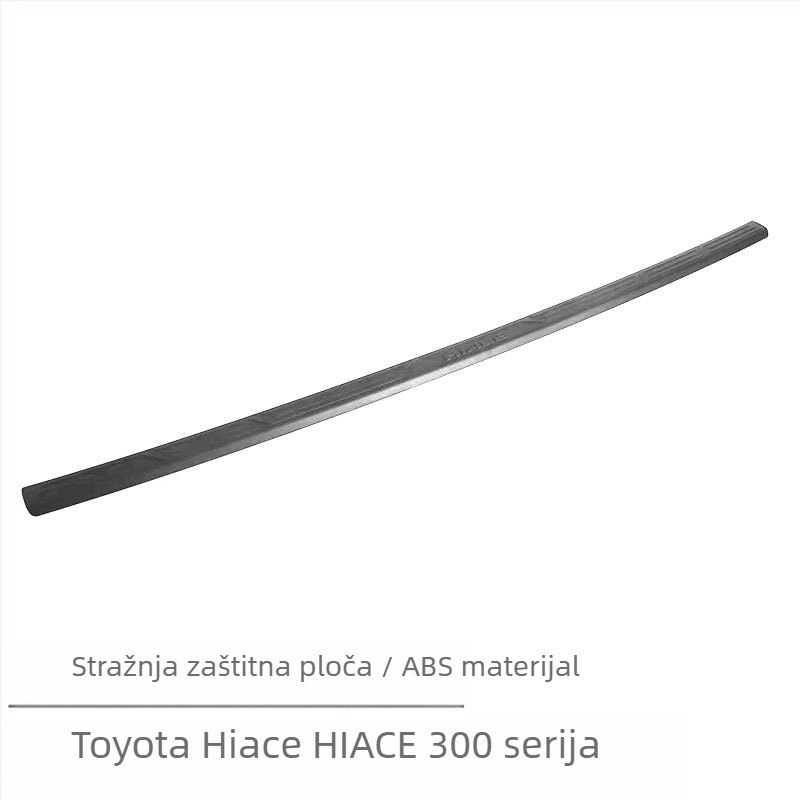 Kompletan vanjski naljepnik za Toyota Hiace: ručka vrata, vanjski retrovizor, dekorativni okvir prednje rešetke — ABS materijal, postavljanje ljepilom, bez prerade