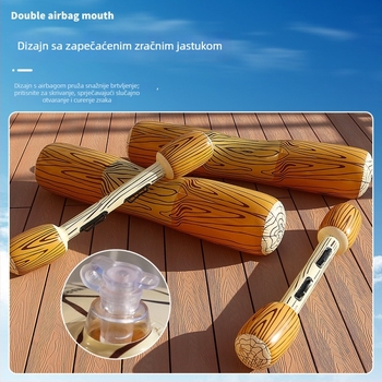 Naduvani PVC plivajući set s drvenim uzorkom za vodene igre – Model 123Li, Dobna skupina 15–35 godina