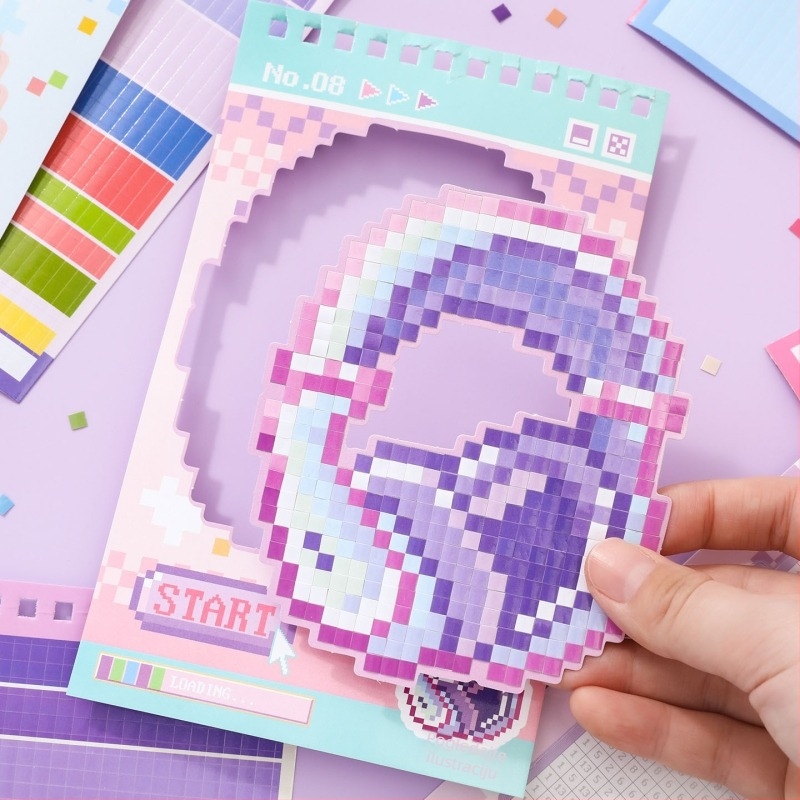 Xinmo Pixelni Puzle Naljepnice za DIY – Edukativna Dječja Igračka