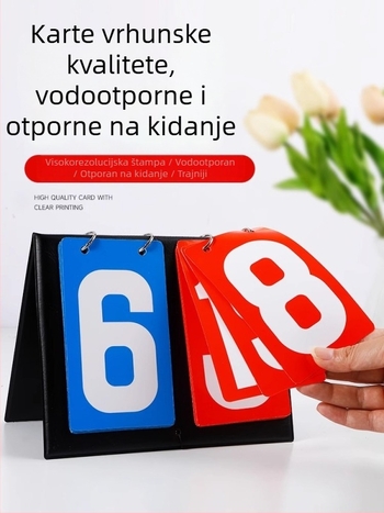 Kožni ploč za rezultate za igru razbijanja jaja, 100 setova, zamjenske kartice/taktička ploča, mogućnost tiska logotipa