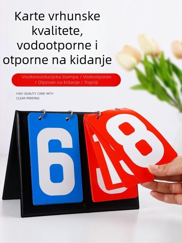 Kožni ploč za rezultate za igru razbijanja jaja, 100 setova, zamjenske kartice/taktička ploča, mogućnost tiska logotipa