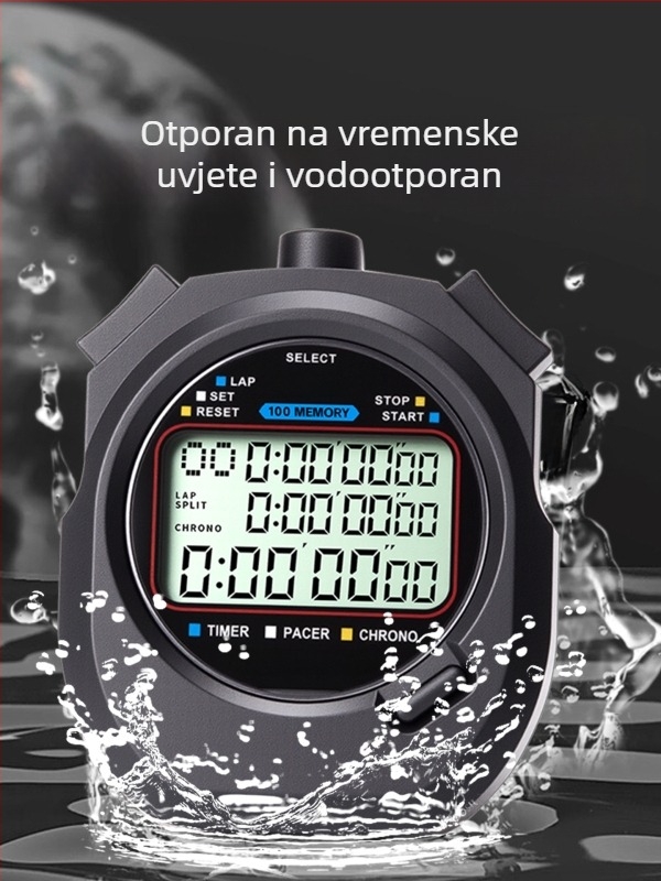 Višekanalne elektroničke štoperice za atletska natjecanja, namijenjene trenerima, studentima i sudijama